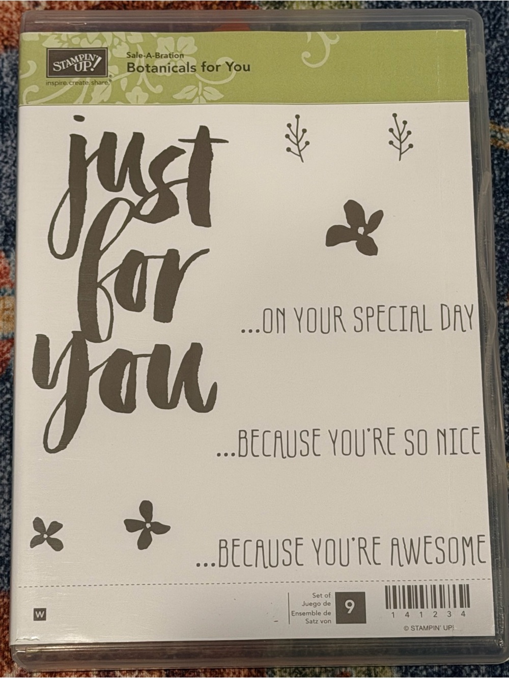 Stampin' Up! Botanicals for You Clear Stamp Set - Olive